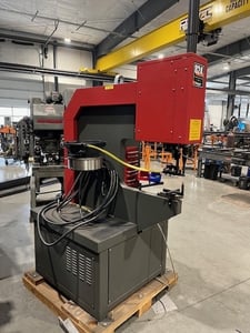 8 Ton, Haeger #824-MSP, Insertion Press, 24" throat, 8.5" stroke, 5 HP, 1400 IPH, PLC, 2020