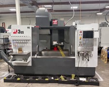 Haas #VF-3SS, CNC vertical machining center, 40" X, 20" Y, 25" Z, 12000 RPM, 40 automatic tool changer, WIPS