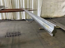 120-1/4" L, Accute female press brake die, 1" die width, 1-1/2" die height, 5/16" opening in V