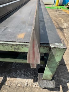 144" L, Accute male press brake die, 1" die width, 3" die height, 1/2" tang