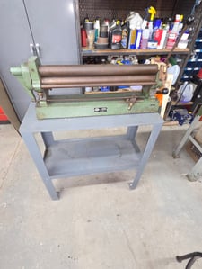 16 gauge x 2' Diacro #4, roller on factory stand