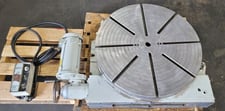30" x 30" Troyke #U-30-P, power rotary table
