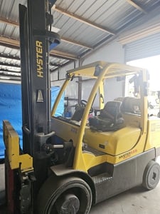11,500 lb. Hyster #S135FT, Cushion Tire Forklift, LPG, Triple Mast, Side Shift, 2021, N