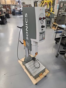 Sonics #XPE2200-5, X-Press Ultrasonic Welder, 2,200W, 4" Stroke, Dual Cycle Start, Digital Amplitude Control