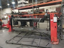 5,000 lb. ALM #ML-2P, Headstock/Tailstock Welding Positioner, 360&deg; Rotation, 480V., 3 Ph., Pendant Control