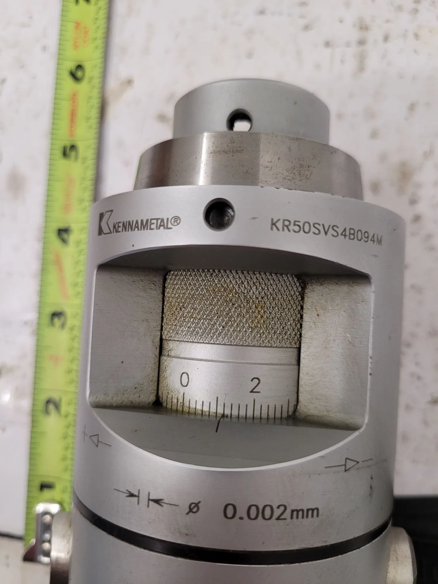 Kennametal Romicron #KR50SVS4B094M, Finish Boring Head, 78-98 mm Range, 4,500 RPM Max