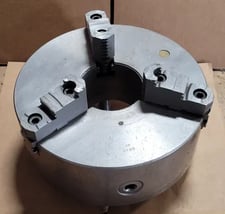 12" Bison, 3-Jaw Chuck, D1-8 Backplate, 4" Hub Bore