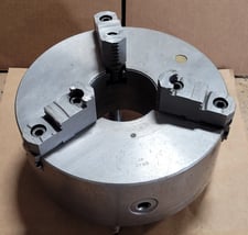 12" Bison, 3-Jaw Chuck, D1-8 Backplate, 4" Hub Bore