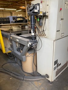Mitsubishi #ML2512LXP, CNC laser cutting machine, 3000 watt, 5' x 10' bed, pallet changer, 2002