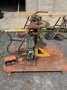 2" RMD/Baileigh #M125, Hydraulic Tube Bender, 1.25" & 1.5" dies, roller, 110/120 Volts