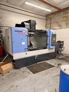 Daewoo Doosan #MYNX-6500/50, Vertical Machining Center, 55" x 29" table, 50" X, 26.4" Y, 24.6" Z, 30 HP