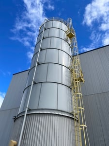 Cement Silo, 500 ton, 2 blowers & auger