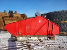 Vibramech #H1-36-18, Single-Deck Horizontal Vibrating Screen, 144" x 72" deck, (2) 8 HP vibrator motors, 575
