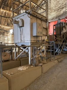 Liebherr, Mobile Concrete Shotcrete Plant, 52 yd/hour, 1.3 yd mixer, 4-bin aggregate storage, 30" x 40'