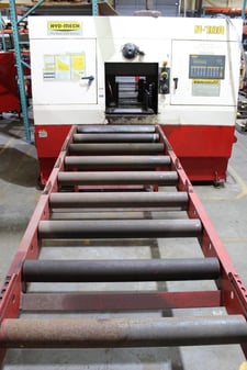 10" x 10" Hyd-Mech #H-10A, Automatic Horizontal Bandsaw, 1-1/4" blade, 5 HP, 2007