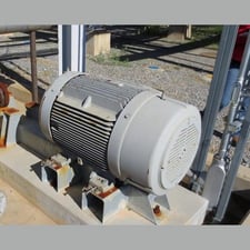 125 HP 3575 RPM Siemens, Frame 444TS, TEFC, 138 amps, 460 Volts