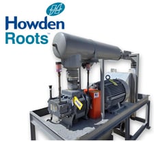 Howden Roots #409-RAM-JH GAS LB, rotary lobe pressure blower package, 100 HP
