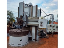 62" Froriep, vertical lathe, 55" chuck, 40" working height, automatic feed