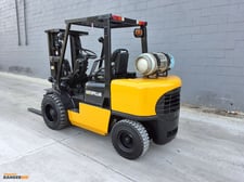 6000 lb. Caterpillar #GP30K, pneumatic forklift, propane, foot & hand controls, 175" lift height, side shift