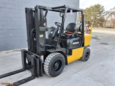 6000 lb. Caterpillar #GP30K, pneumatic forklift, propane, foot & hand controls, 175" lift height, side shift