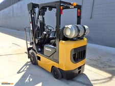 3000 lb. Komatsu #FG15ST, forklift, propane, foot & hand controls, 187" lift height, side shift, mast tilt, 3