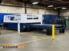 Trumpf #TruLaser-3030, Co2 laser, 4000 watt, 121" X, 61" Y, 4.5" Z, (2) 5' x 10' pallets, automatic pallet6
