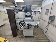 6" x 12" Okamoto #Linear-6.12B, horizontal surface grinder, 8" x 1.25" x 1.25" wheel, 2 HP, Acu-Rite digital
