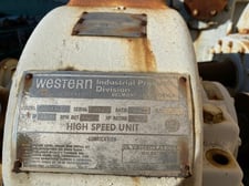 200 HP @ 4000 RPM, Western #75HSA40A, 1163 RPM out, 3.43 :1 ratio, 1.50 service factor