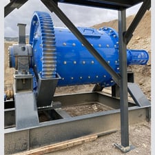 5' x 7' Allis-Chalmers, ball mill, 100 HP WEG motor, rebuilt 2022