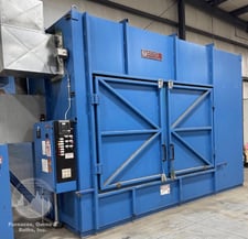 120" width x 65" L x 65" H, Wisconsin #10/5.5/5.5-G10, batch oven, 1000&deg;F, Gas Fired, 2003