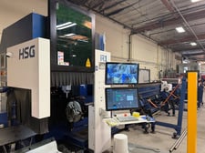 HSG #R1, CNC fiber tube laser cutting system, 6000 watt, chiller, dust collector, new