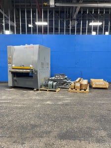 50" x 85" Boarke Machine #BKM-52103NRK, Belt Sander, 7.5 HP, 1760 RPM, 3/60/230 V.