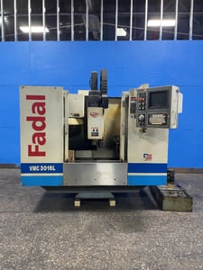 Fadal #904-1L, CNC vertical machining center, 16" x 38", Fadal CNC Multi Processor, 3/60/230/440 V., 2000