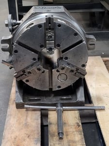 12" Cushman Super Space #4112, 3-jaw chuck, 4" hole