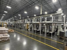 Gudel, TMO-3-C-V2, gantry system for under mount Fanuc M-710iC Series robot, 108' travel, 2023