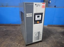20 HP, Atlas Copco #GA15VSD+, Rotary Screw Air Compressor, 185 PSI, 460 V., 2013