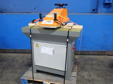 20 Ton, CJRTEC #20-SA-M-J-N, Hydraulic Clicker Press, 39.5" x20" Bed, 2 HP, 220 V.