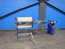 Siemens #630G32-14/28-4/8DYLW, Plate & Frame Filter Press, 15 Filters, 4500 PSI Clamping, 100 PSI Air, 2007