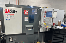 Haas #ST-30Y, 4-Axis CNC Lathe, 31.7" swing, 18" turning diameter, 10" chuck, 30 HP, 3400 RPM, live tooling