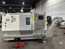 Haas #SL-20T, CNC Lathe, 23" swing, 24" machining length, 10.3" turning diameter, 8" chuck, 2" bar, 20 HP