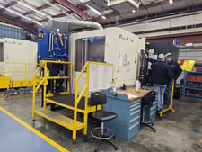 Makino #A71NX, 4-Axis CNC Horizontal Machining Center, 31.5" X, 29.5" Y, 32.7" Z, 24.8" x 24.8" pallet