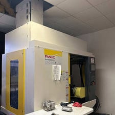 Fanuc #Robodrill-D21LIB5, 4" Axis Vertical Machining Center, 31.5" x 15.7" table, 27.6" X, 15.7" Y/Z, 7.5 HP