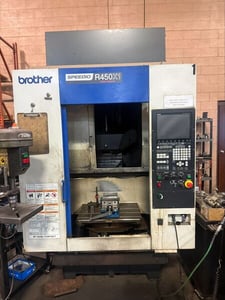 Brother #Speedio-R450X1, CNC drill & tap, 14 ATC, 17.7" X, 12.6" Y, 12" Z, 6k RPM, BT30, 23.6" x11.8" tbl.