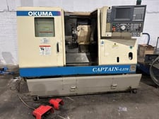 Okuma #Captain-L370, turning center, OSP-E100L Control, 3" bore, 10" chuck, tailstock, 2001