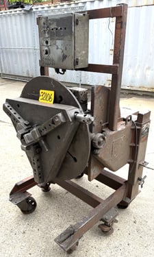 1000 lb. Ransome #10P, Welding Positioner, 30" Table, Gripper Chuck, As-Is