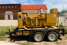 155 KW Caterpillar #D3306-DITA, diesel generator set, SR4, trailer mounted