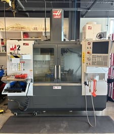 Haas #VF-2, CNC vertical machining center with 4th Axis table, 30" X, 16" Y, 20" Z, 8100 RPM, 20 automatic