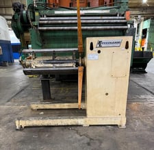 8000 lb. Feed-Lease #R-8M-36, Centering Reel, 36" max. coil width, 16"-21" coil ID range, 72" max. coil