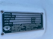 Viron 17,000 CFM FRP Wet Scrubber VVS-7272 Complete Recirculating System 714 Gal