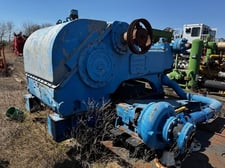 Gardner Denver #PZ9, triplex mud pump, mounted on skid